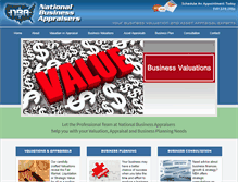 Tablet Screenshot of nationalbusinessappraisers.com